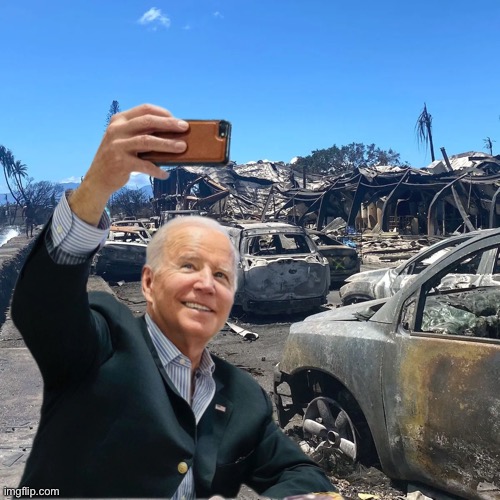 A few days ago, Joe Biden visited Hawaii. | image tagged in joe biden,biden,creepy joe biden,democrat party,something s wrong | made w/ Imgflip meme maker