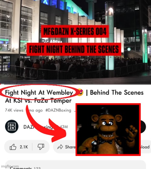 This is a remake of a similar meme | image tagged in memes,name soundalikes,fnaf,five nights at freddys,funny | made w/ Imgflip meme maker