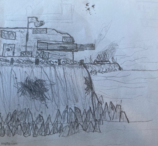 Costal Battery | image tagged in drawing,pencil | made w/ Imgflip meme maker
