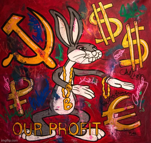 socialist bunny | image tagged in socialist bunny | made w/ Imgflip meme maker