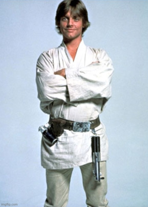 Luke Skywalker | image tagged in give,caption,lmao | made w/ Imgflip meme maker