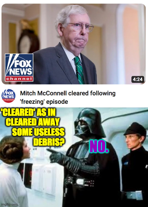 Darth Vader, MD | 'CLEARED' AS IN
   CLEARED AWAY
       SOME USELESS
                    DEBRIS? NO. | image tagged in you are part of the rebel alliance a traitor,memes | made w/ Imgflip meme maker