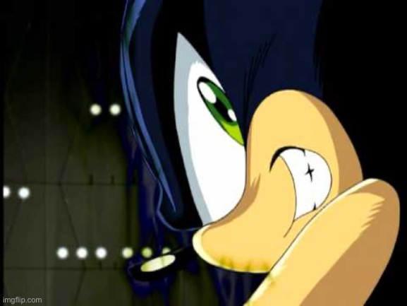 Dark Sonic | image tagged in dark sonic | made w/ Imgflip meme maker