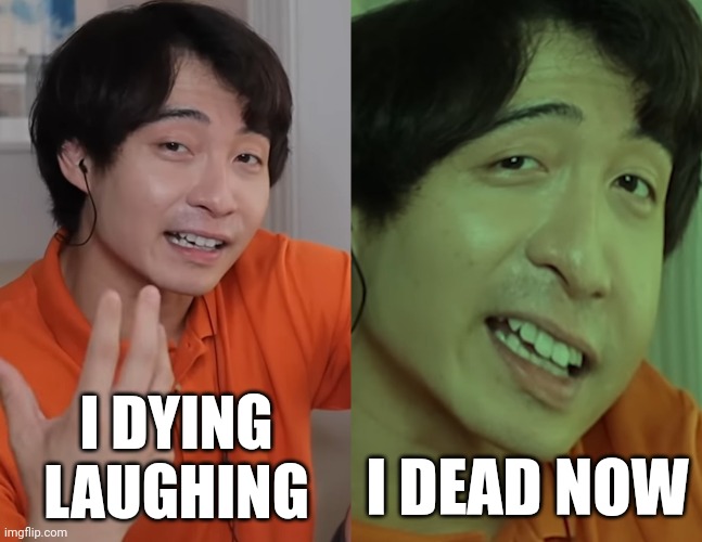 I dying laughing, I dead now | I DYING LAUGHING I DEAD NOW | image tagged in i dying laughing i dead now | made w/ Imgflip meme maker