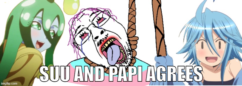 Suu and Papi TTD | SUU AND PAPI AGREES | image tagged in suu and papi ttd | made w/ Imgflip meme maker