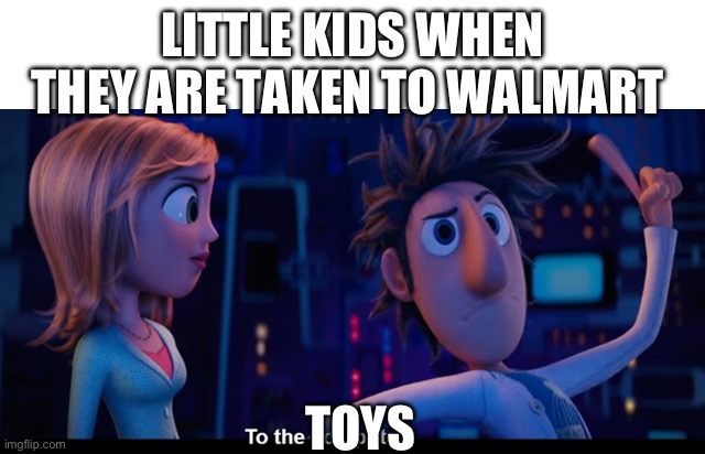 I did that | LITTLE KIDS WHEN THEY ARE TAKEN TO WALMART; TOYS | image tagged in to the computer | made w/ Imgflip meme maker