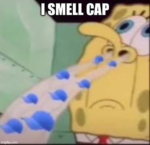 I smell cap | I SMELL CAP | image tagged in i smell cap | made w/ Imgflip meme maker