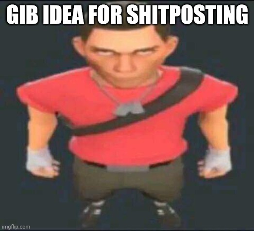 Fr | GIB IDEA FOR SHITPOSTING | image tagged in bro | made w/ Imgflip meme maker