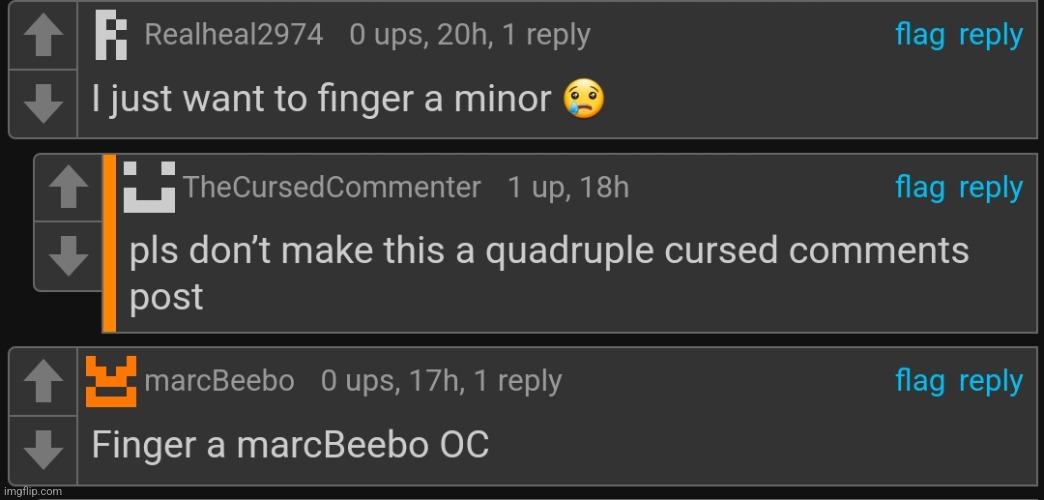 We are at quadruple cursed comment | made w/ Imgflip meme maker