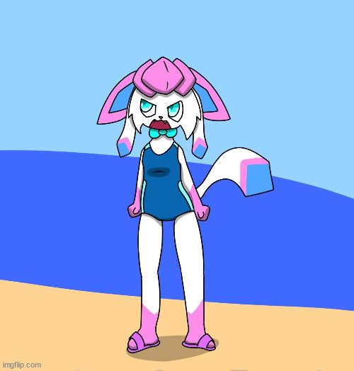 . | image tagged in sylceon-chan big mad art by kohotokun | made w/ Imgflip meme maker