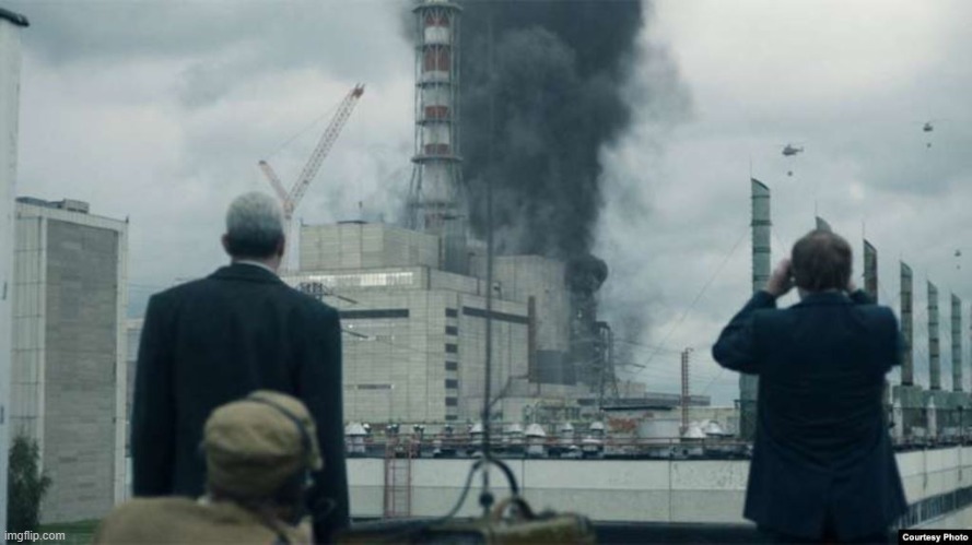 Chernobyl smoking building | image tagged in chernobyl smoking building | made w/ Imgflip meme maker