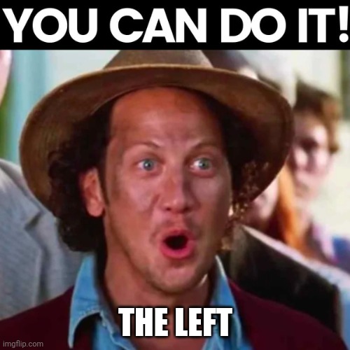 THE LEFT | image tagged in you can do it | made w/ Imgflip meme maker