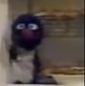 Grover staring Blank Meme Template