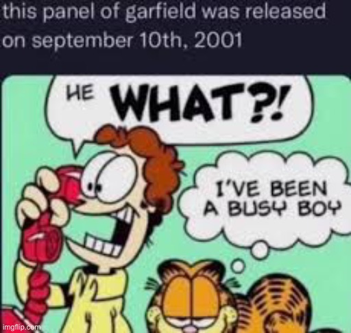 image tagged in garfield | made w/ Imgflip meme maker