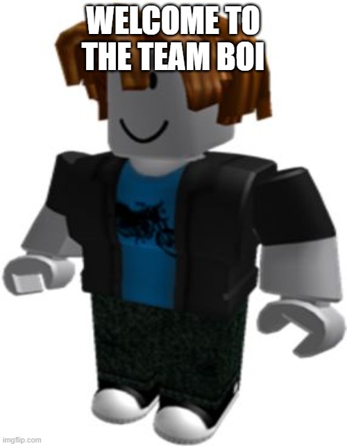 bacon hair | WELCOME TO THE TEAM BOI | image tagged in bacon hair | made w/ Imgflip meme maker
