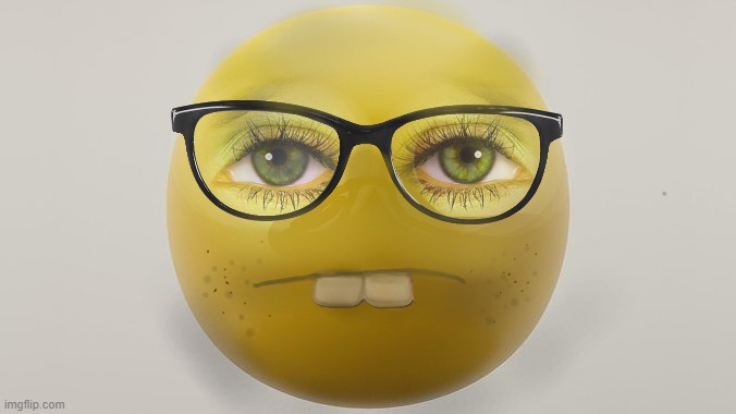 Realistic Nerd Emoji | image tagged in realistic nerd emoji | made w/ Imgflip meme maker