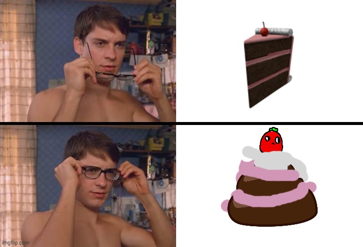 eww wtf | image tagged in peter parker wearing glasses | made w/ Imgflip meme maker