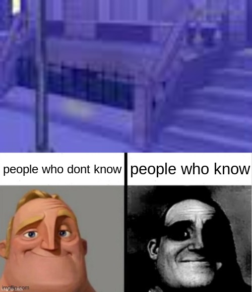 i got the ne- | people who dont know; people who know | image tagged in people who don't know vs people who know | made w/ Imgflip meme maker