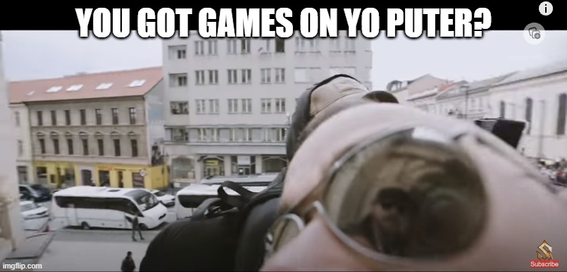 Joakim Brodén | YOU GOT GAMES ON YO PUTER? | image tagged in joakim brod n | made w/ Imgflip meme maker