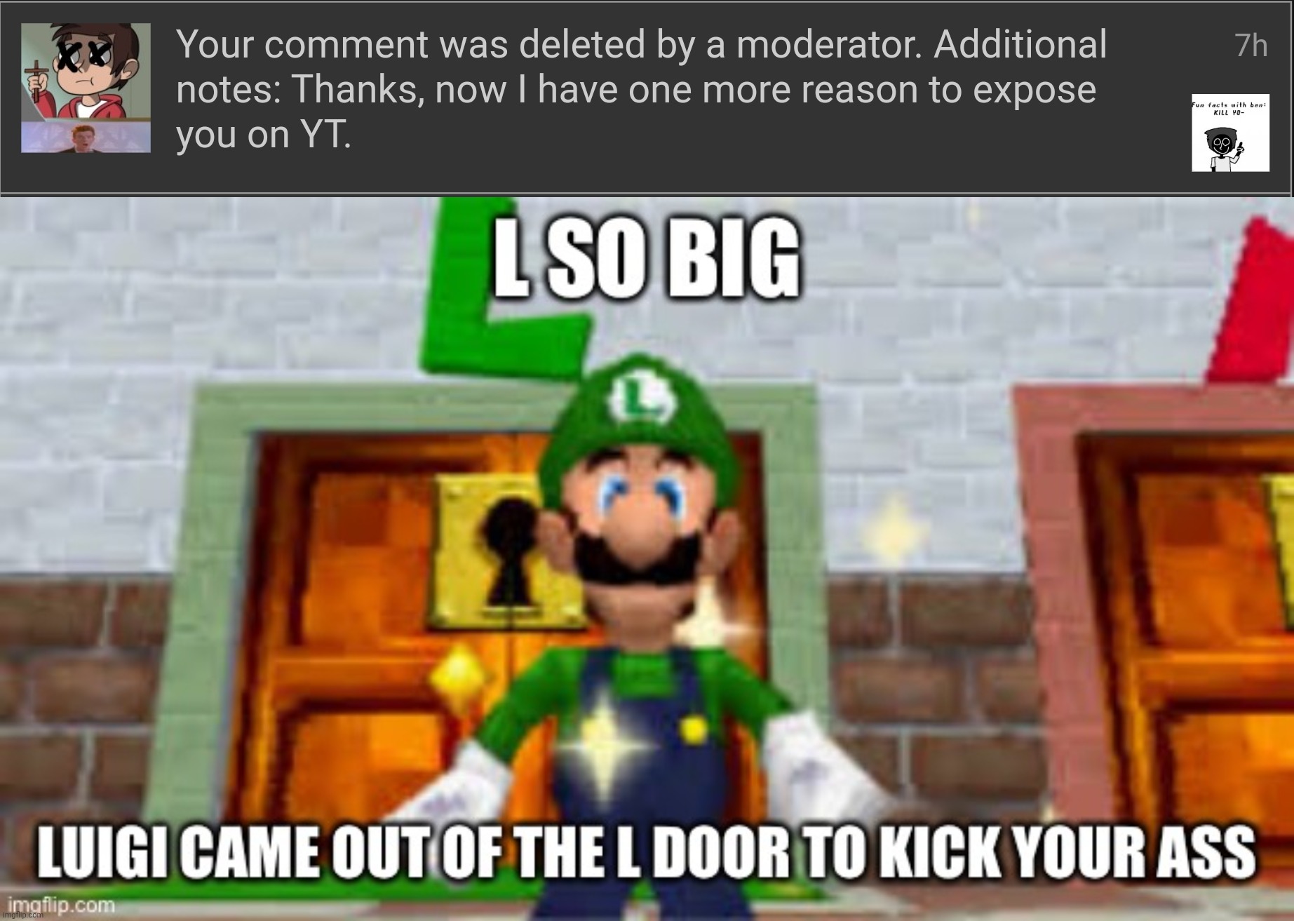 Common what_are_you L | image tagged in l so big luigi came out the l door to kick your ass | made w/ Imgflip meme maker
