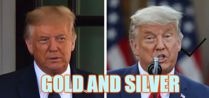 Gold and Silver - Trump tried to Tell You | GOLD AND SILVER | image tagged in trump,silver,gold,gesara,finance | made w/ Imgflip meme maker
