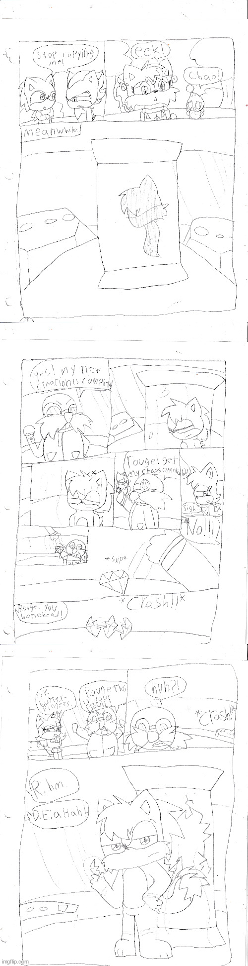 pages 4-6 (OMG HAHAAHAHA EGGMAN LOOKS LIKE HE'S IN HIS PAJAMAS) | made w/ Imgflip meme maker