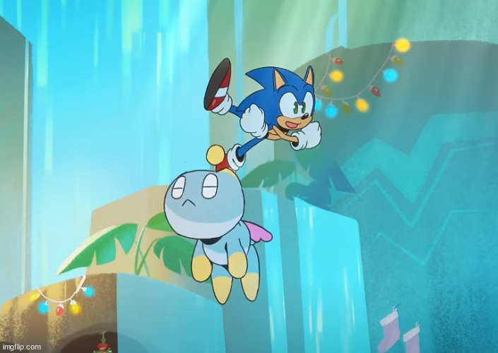 Chao sleep-flying | image tagged in chao sleep-flying | made w/ Imgflip meme maker