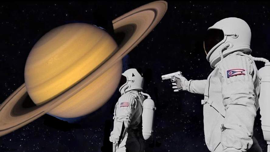 High Quality Always Has Saturn (Always Has Been Saturn Version) Blank Meme Template