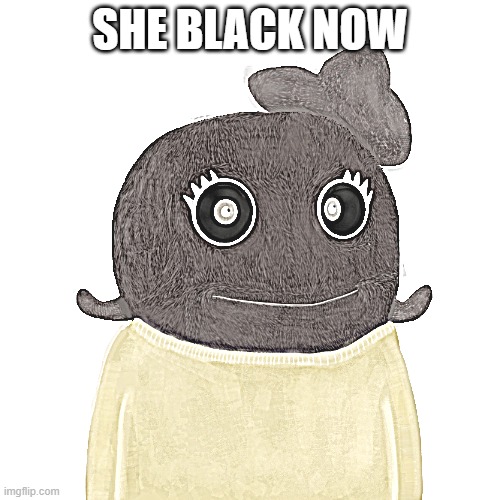 and her arms are skinnier | SHE BLACK NOW | image tagged in blueworld twitter | made w/ Imgflip meme maker