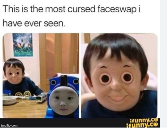 Cursed faceswap | image tagged in faceswap,cursed | made w/ Imgflip meme maker