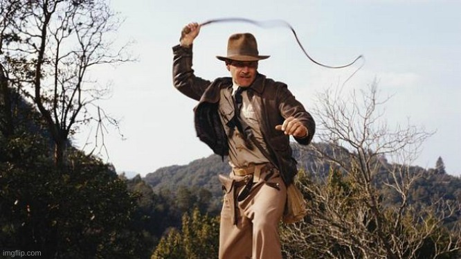 Indiana Jones Whip | image tagged in indiana jones whip | made w/ Imgflip meme maker