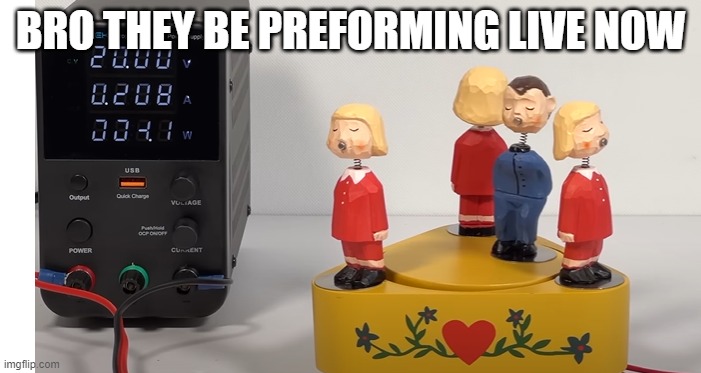 look now | BRO THEY BE PREFORMING LIVE NOW | made w/ Imgflip meme maker
