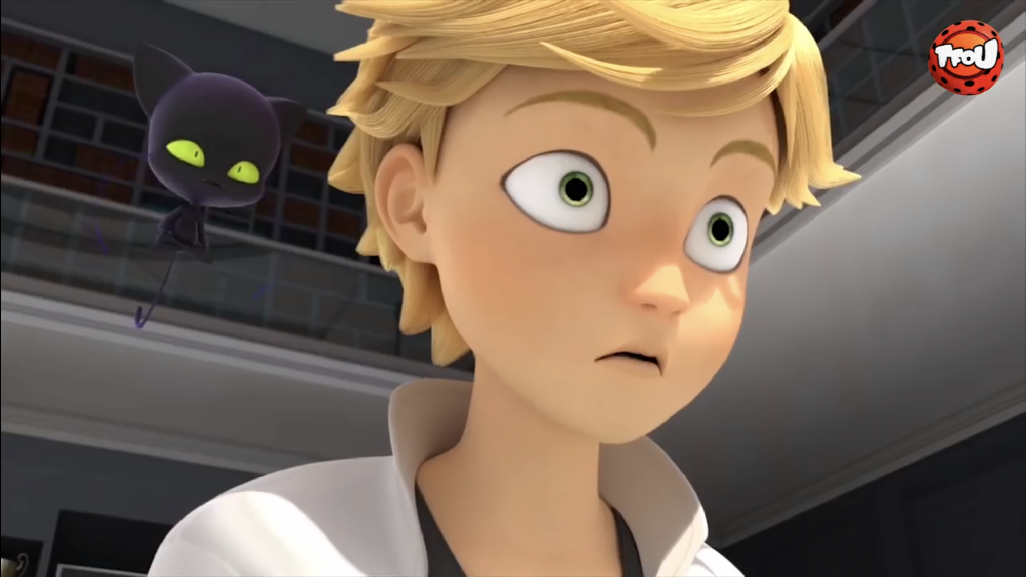 Adrien is shocked Blank Meme Template