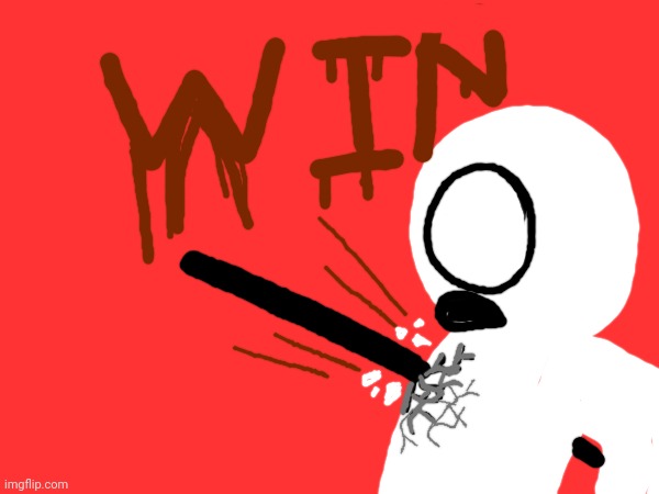 Win screen in Bossfights game when you defeat Goober | made w/ Imgflip meme maker
