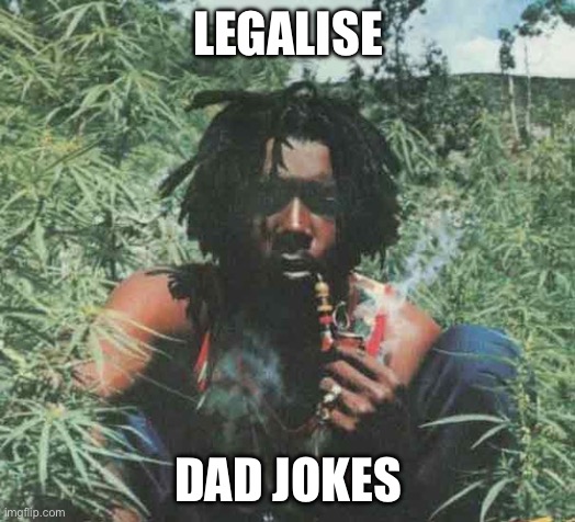 Dad jokes | LEGALISE; DAD JOKES | image tagged in peter tosh legalize it | made w/ Imgflip meme maker