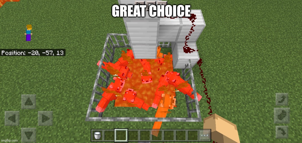 GREAT CHOICE | made w/ Imgflip meme maker