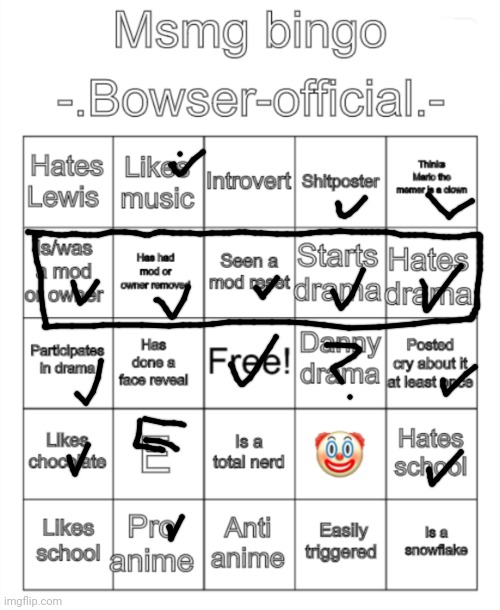 Another one | image tagged in msmg bingo - bowser-official - version,memes,funny,sammy,bingo | made w/ Imgflip meme maker
