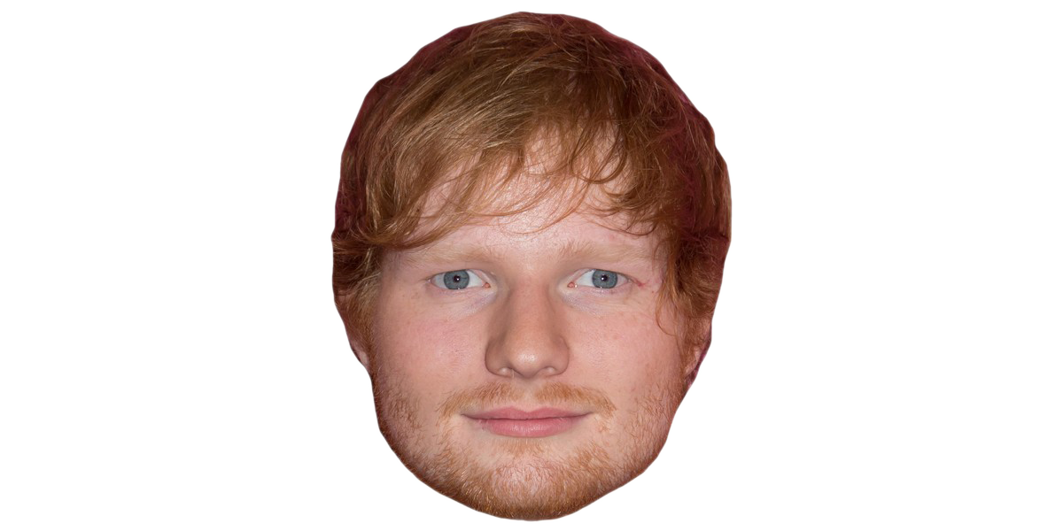 Ed Sheeran's disembodied head Blank Meme Template