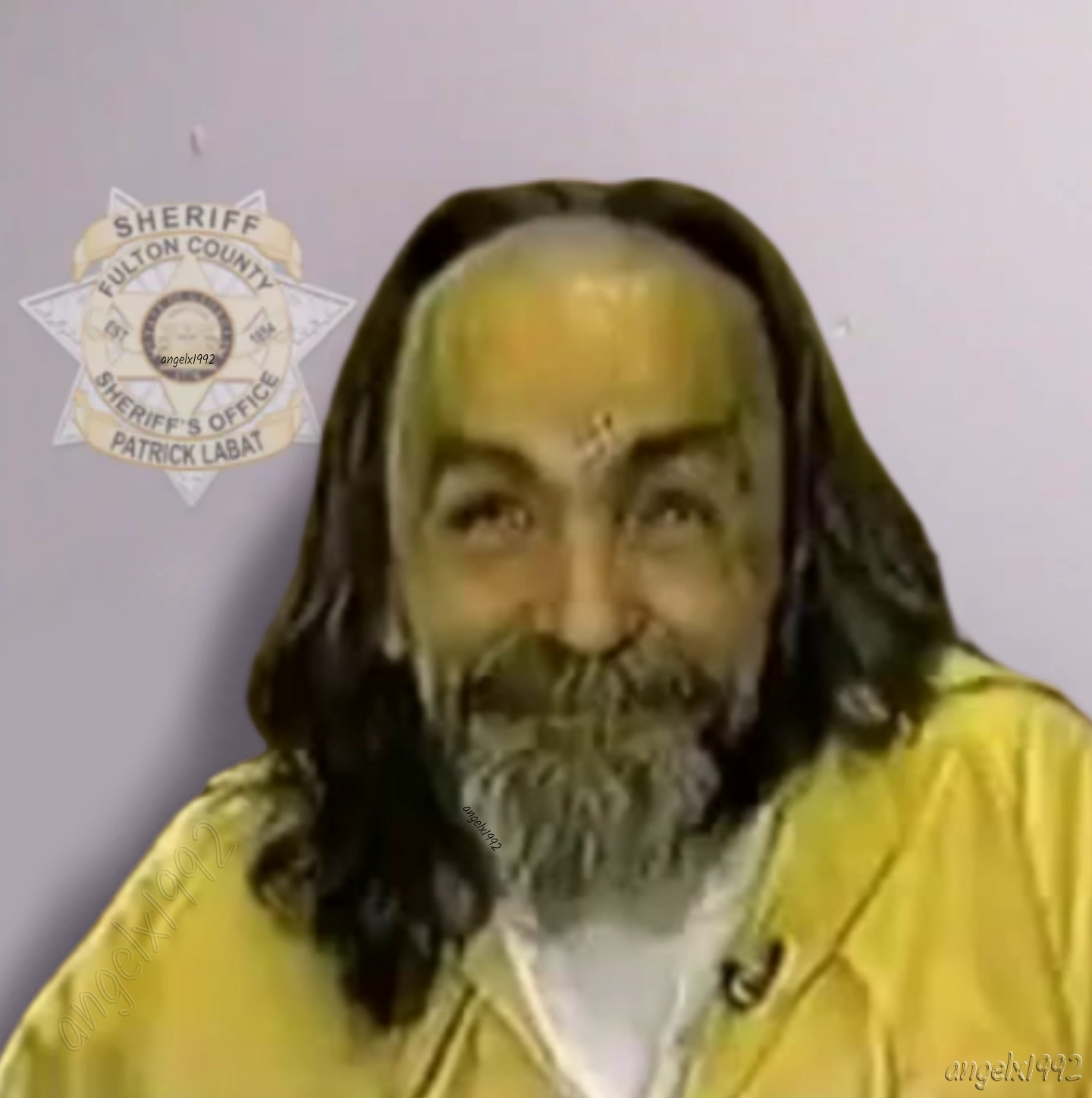 High Quality charles manson Blank Meme Template