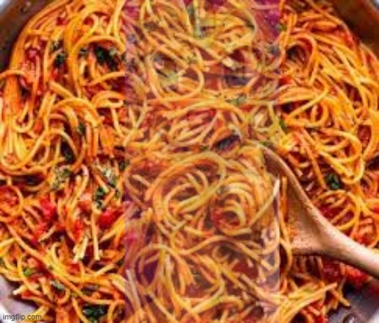 dont look too closely at this image | image tagged in pasta,wtf | made w/ Imgflip meme maker