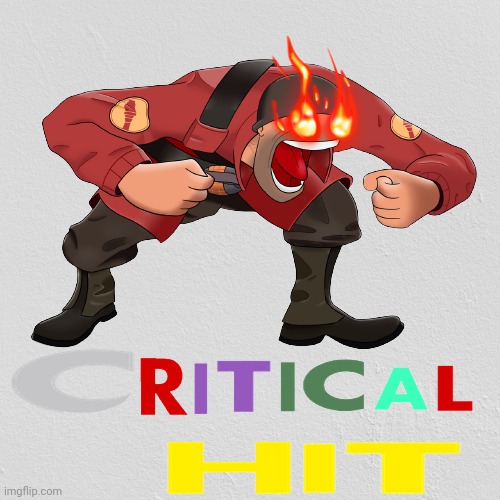 Critical Hit Soldier | image tagged in critical hit soldier | made w/ Imgflip meme maker