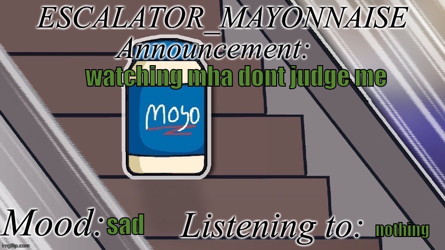 watching mha dont judge me; sad; nothing | made w/ Imgflip meme maker