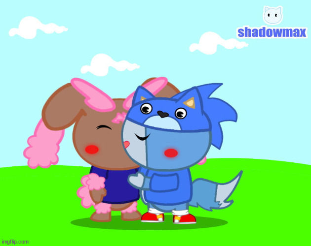 funny bunny ocs (i wanna beat the blue sonic stan w a stick) | image tagged in ronic x lovey art by shadowmax | made w/ Imgflip meme maker