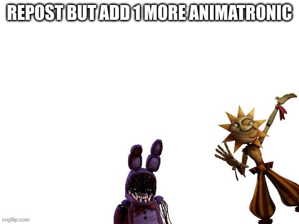 Fnaf 1 animatronics Meme Generator - Imgflip