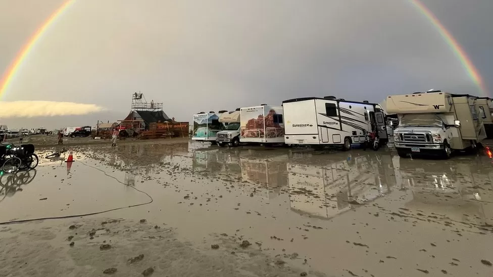 Burning Man Rained Out Blank Meme Template