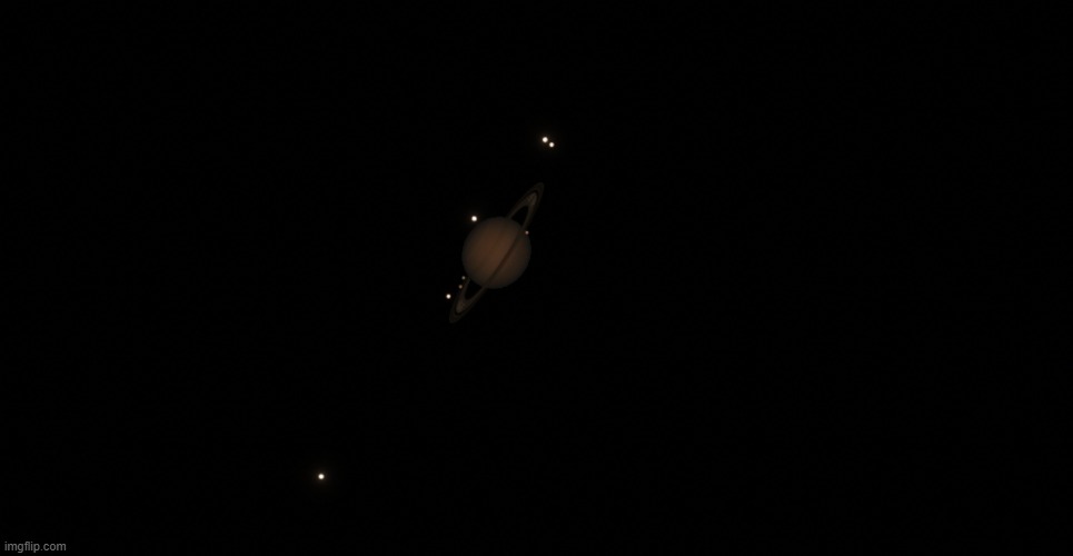 Saturn looks pretty tonight | made w/ Imgflip meme maker