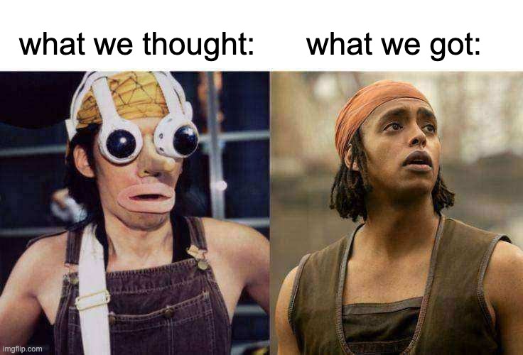 One piece Live action: Usopp | what we thought:; what we got: | image tagged in one piece,live action,netflix | made w/ Imgflip meme maker