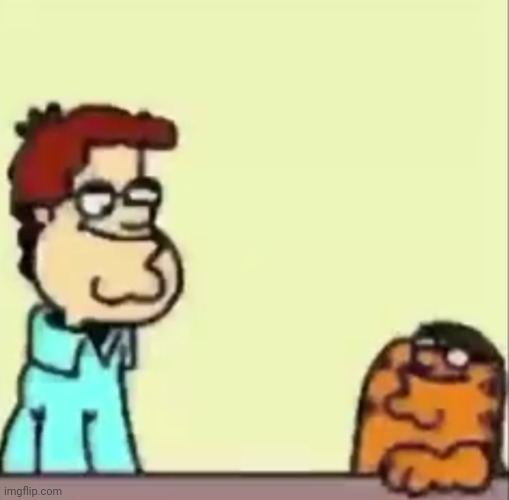 something is diferent, again.... | image tagged in funny,memes,garfield | made w/ Imgflip meme maker