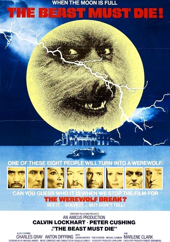 High Quality The Beast Must Die Movie Poster Blank Meme Template