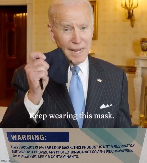 There's literally no benefit to wearing a mask. | image tagged in memes | made w/ Imgflip meme maker